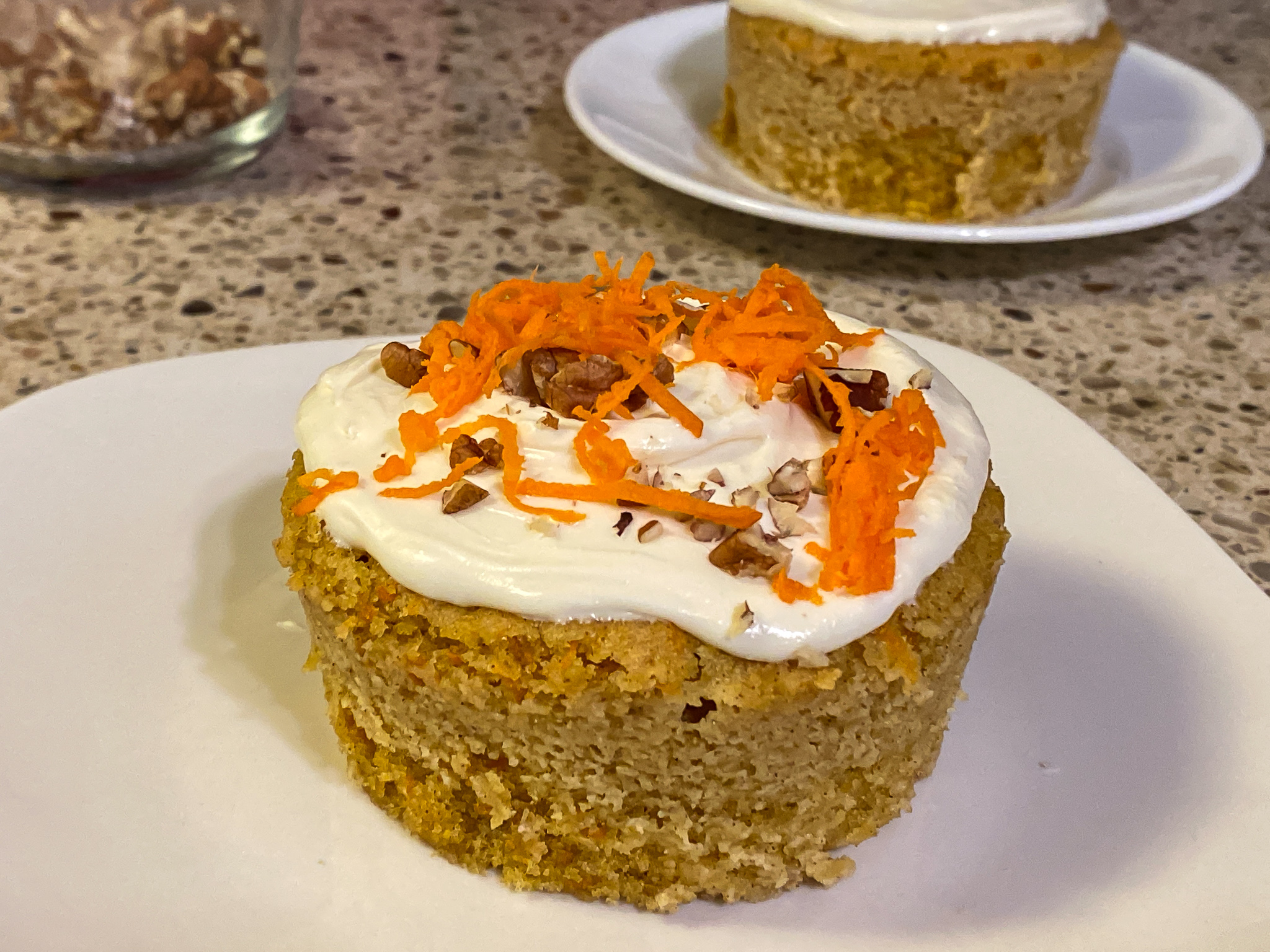 Low Carb Mug Cake (Carrot Cake) | The Foodie Affair